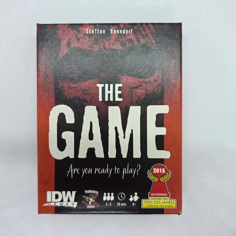 The Game: Are You Ready to Play? Card Game IDW Pandasaurus Steffen Benndorf 2015